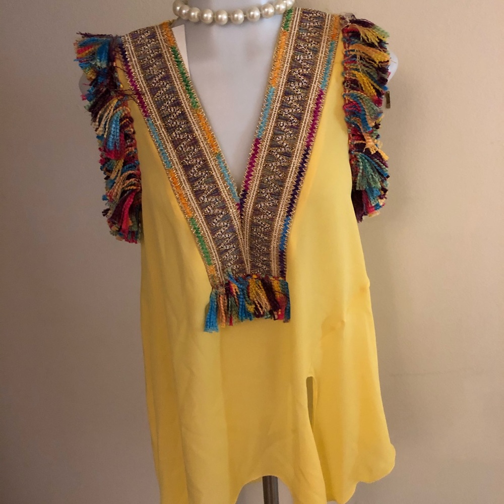 NWT Casting Yellow Top Sz 1